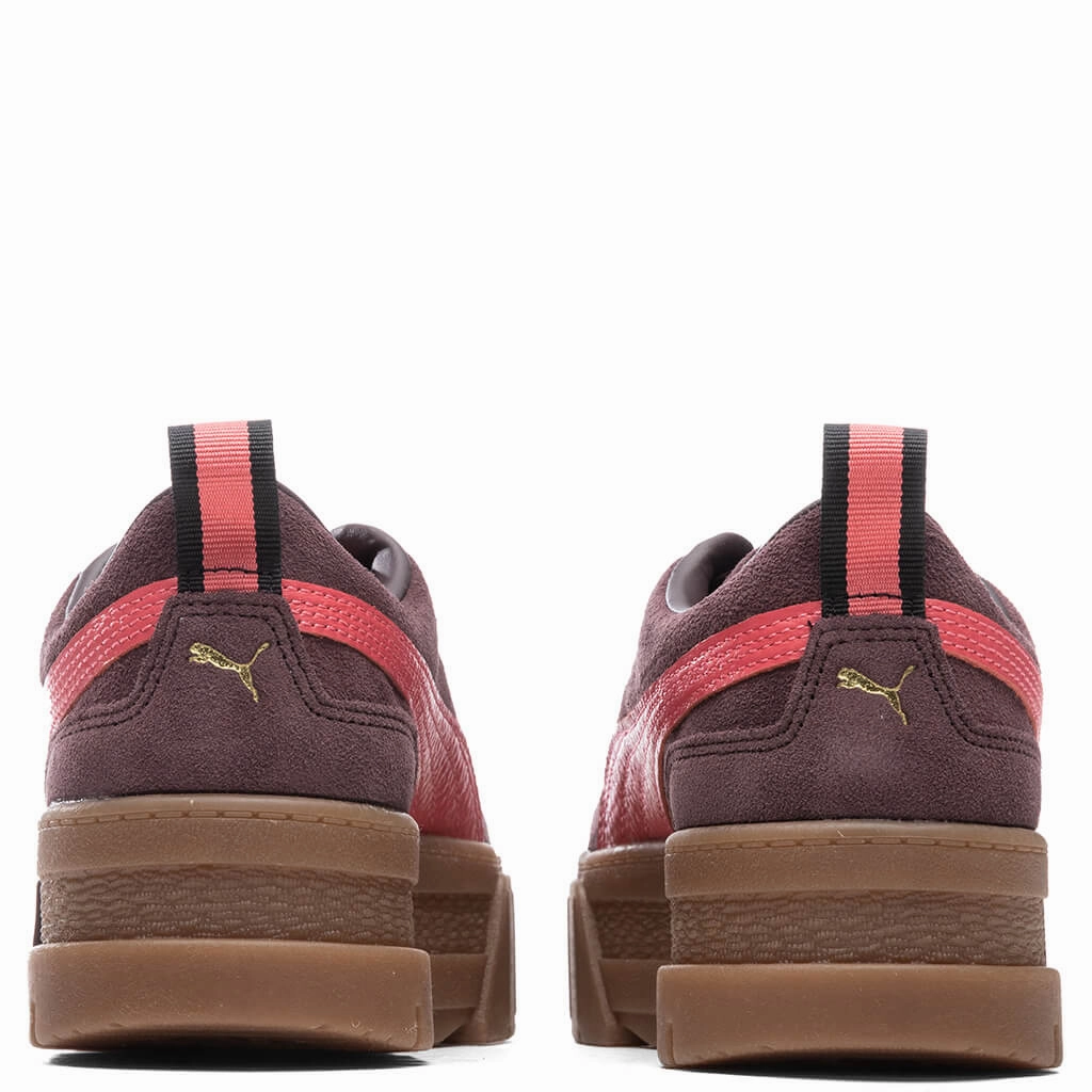 Women's Mayze Gum - Fudge Puma Suede Street Sneakers
