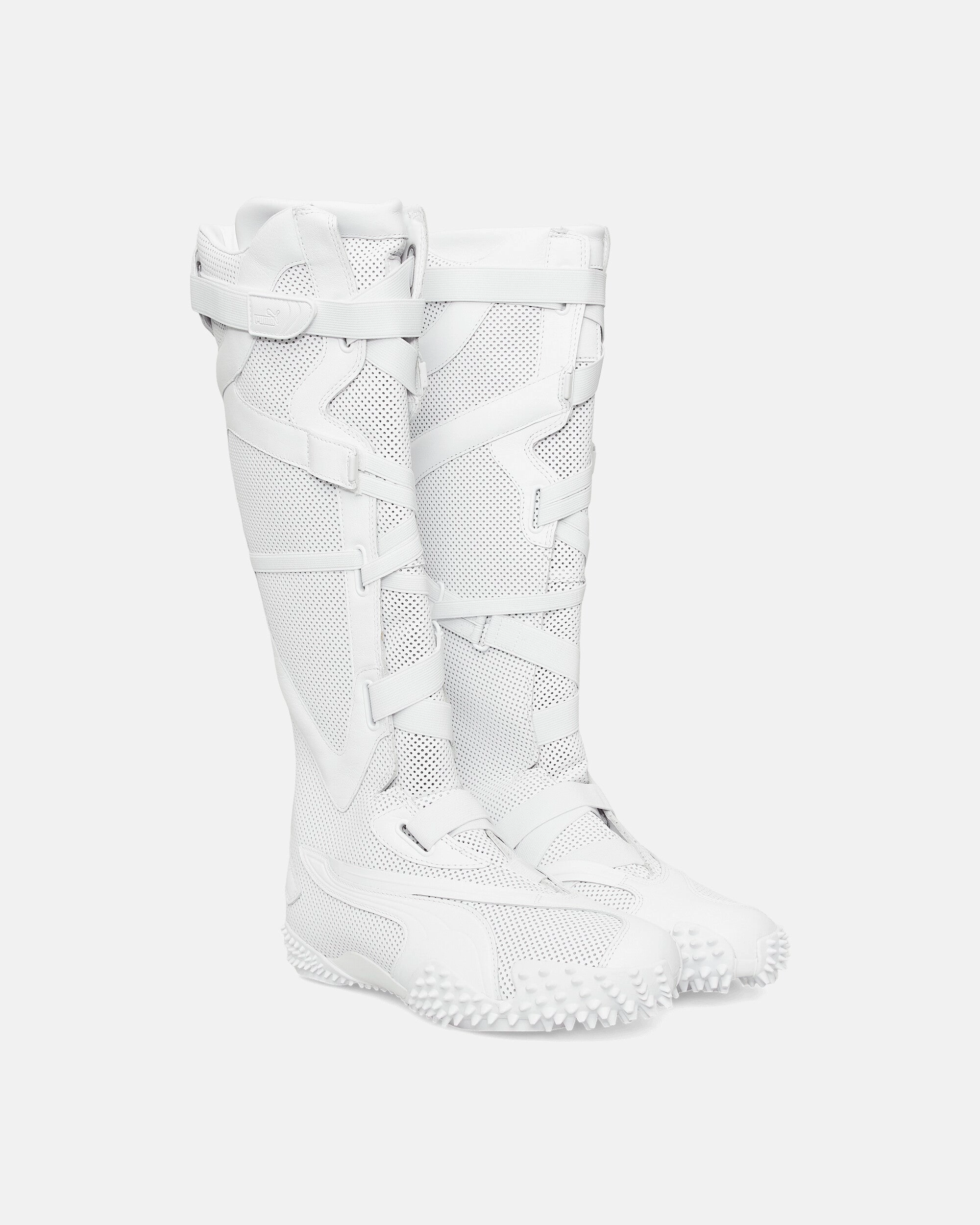 Women's Mostro Leather Boots White Modern Athletic Shoes