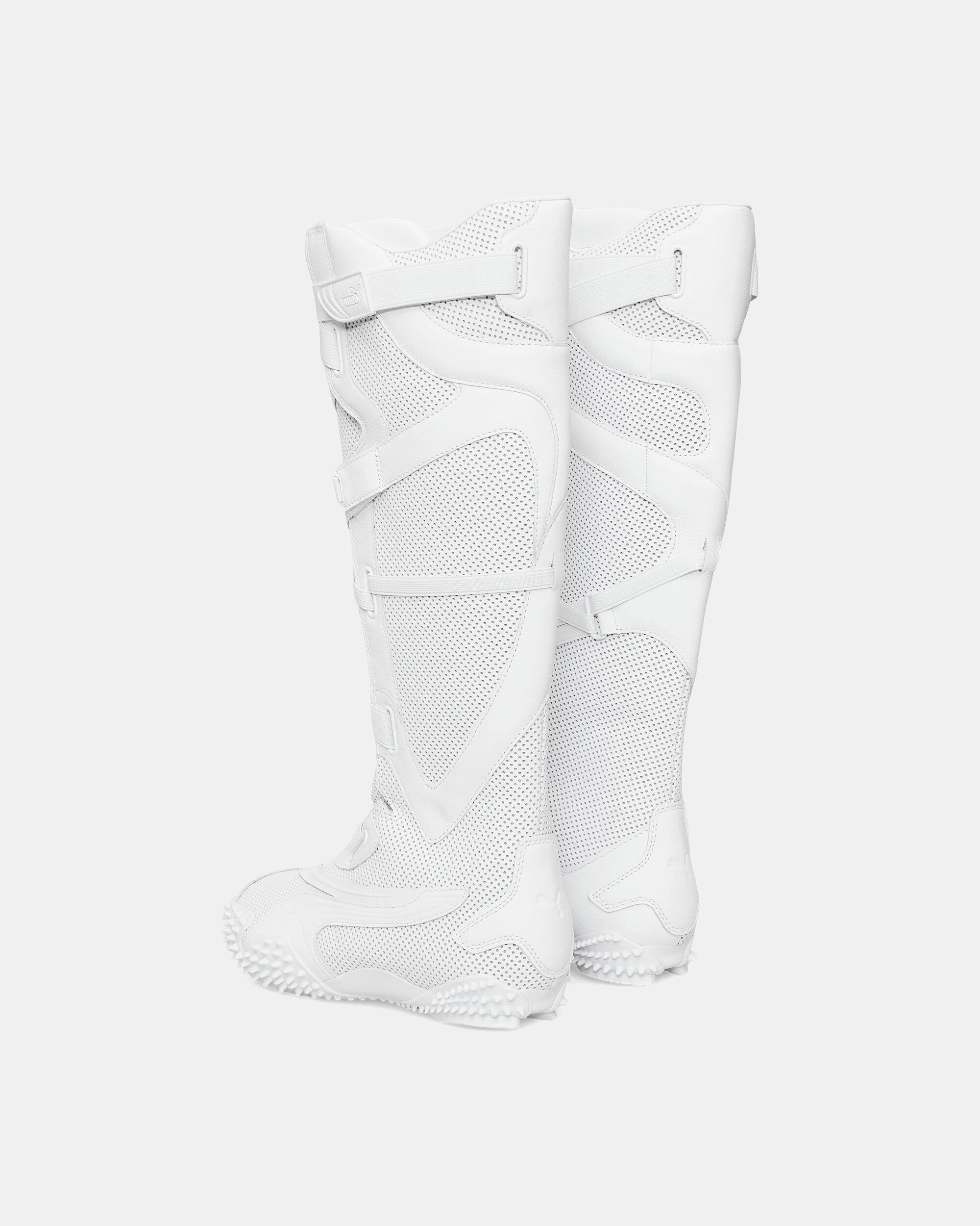 Women's Mostro Leather Boots White Modern Athletic Shoes