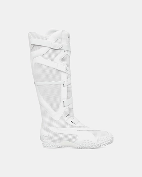 Women's Mostro Leather Boots White Puma shoe styles
