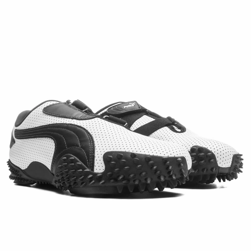 Women's Mostro Perf - White Puma Suede Street Sneakers