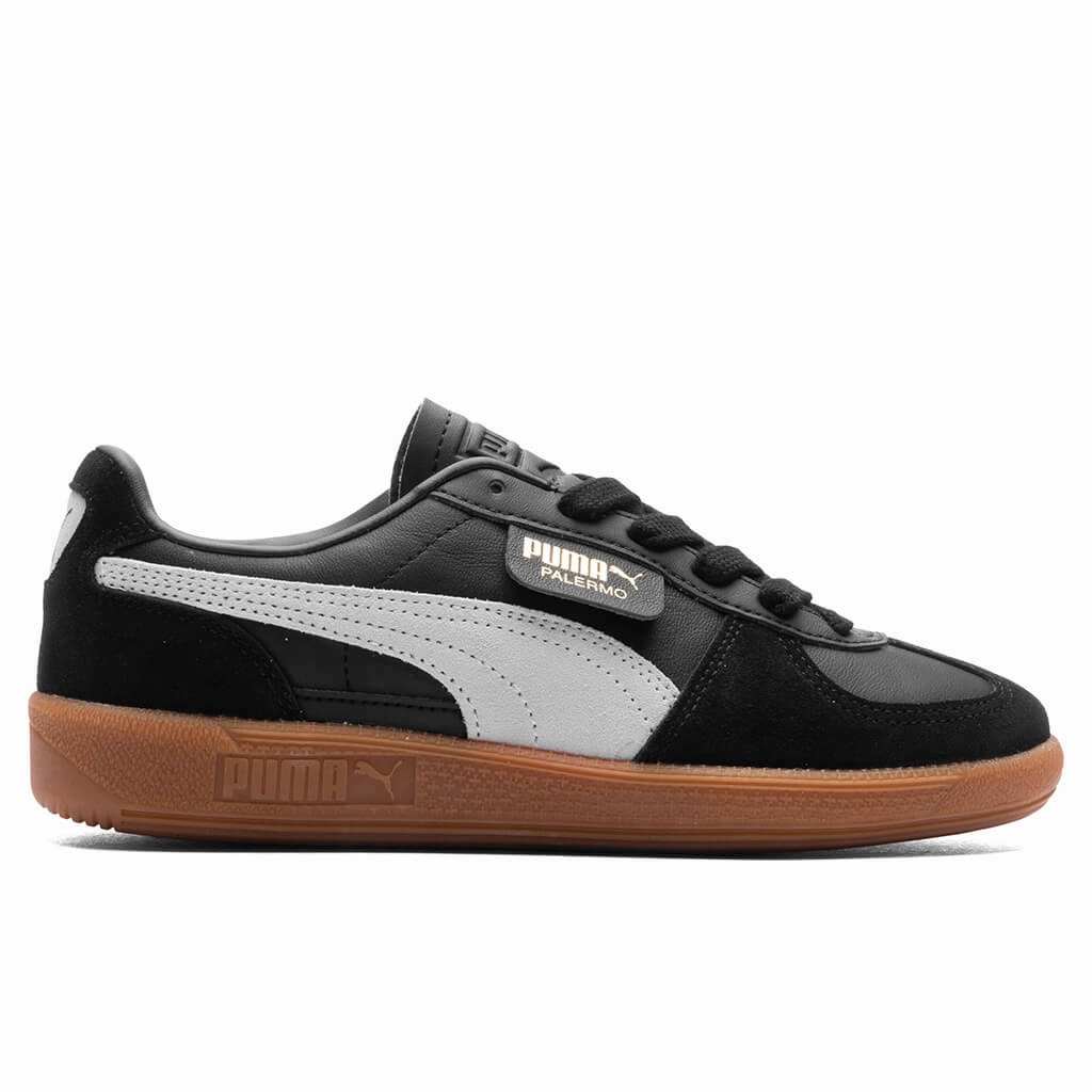 Women's Palermo - Black/Feather Grey/Gum Puma sneakers for casual streetwear
