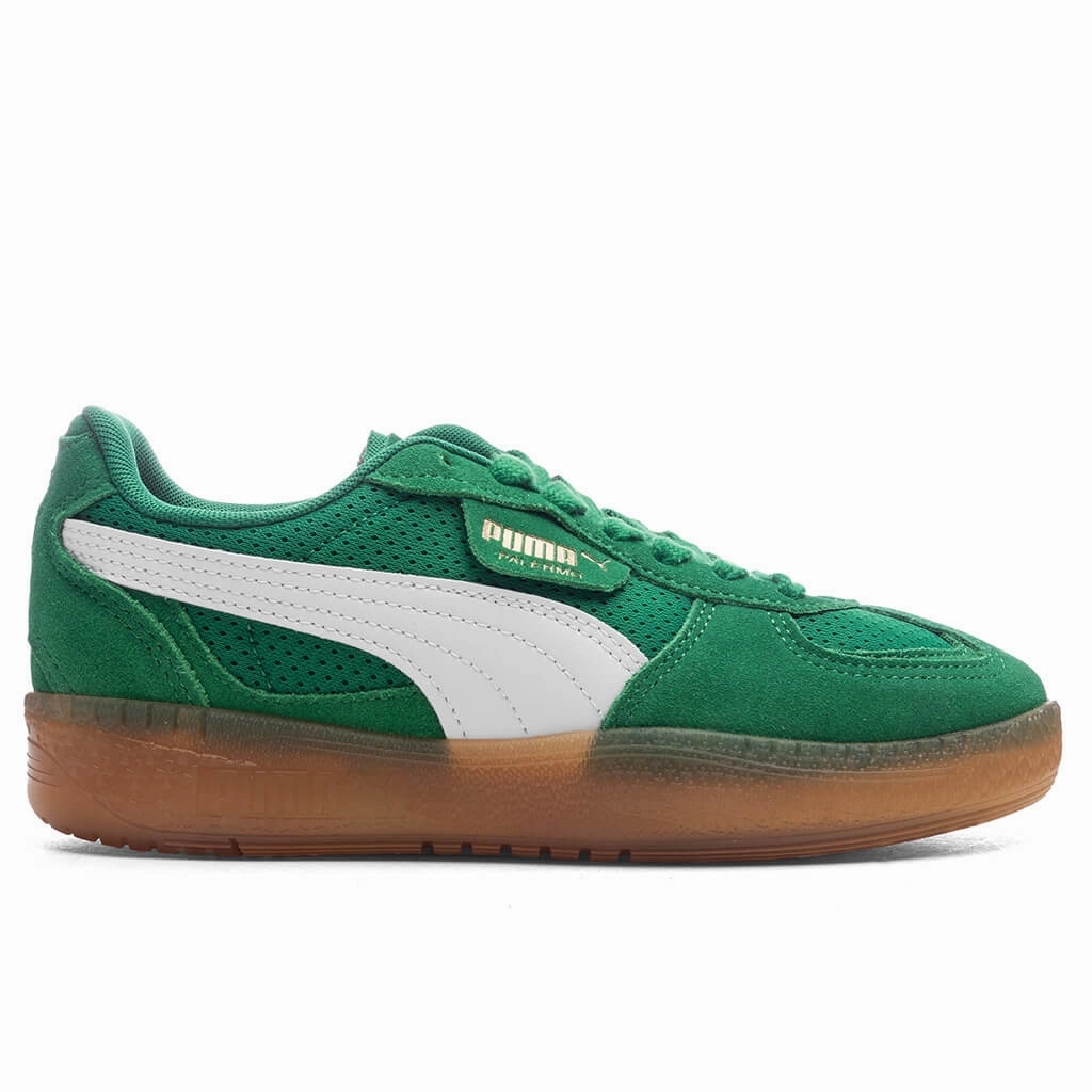 Women's Palermo Moda Vintage - Green Puma sneakers for casual streetwear