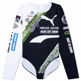 Women's Puma x A$AP Rocky Tire Body Suit - White Puma sneakers for casual streetwear