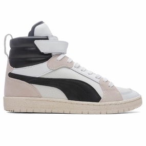 Women's Regal RS Renegade Sneaker - Whisper White/Black Puma sneakers for casual streetwear