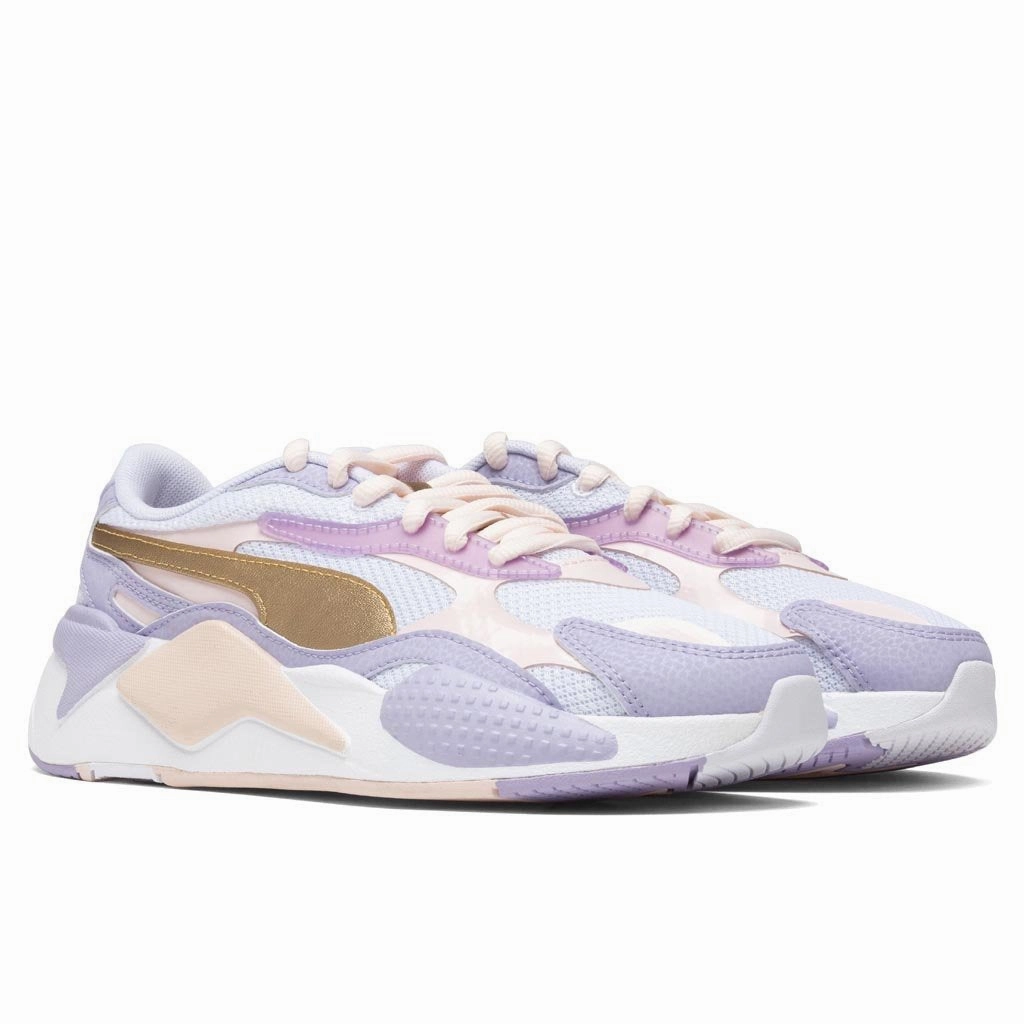 Women's RS-X C&S - Rosewater/Team Gold Puma Stripe Logo Trainers