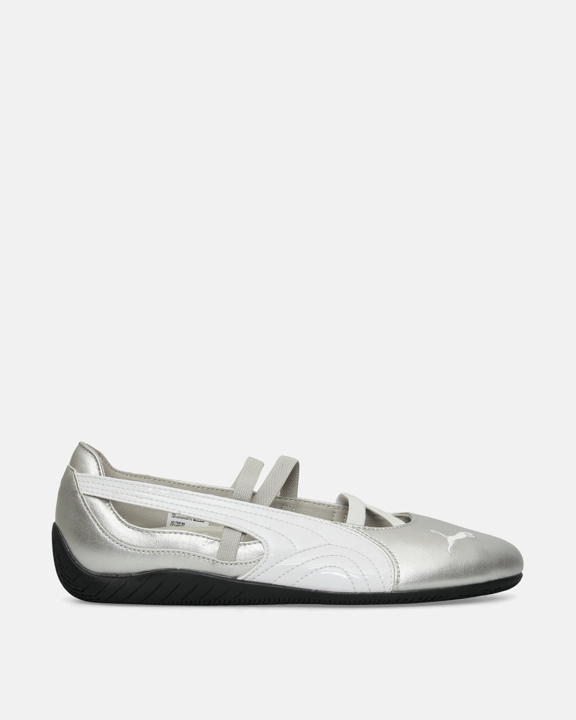 Women's Speedcat Ballet Metallic Shoes Silver / White Modern Athletic Shoes