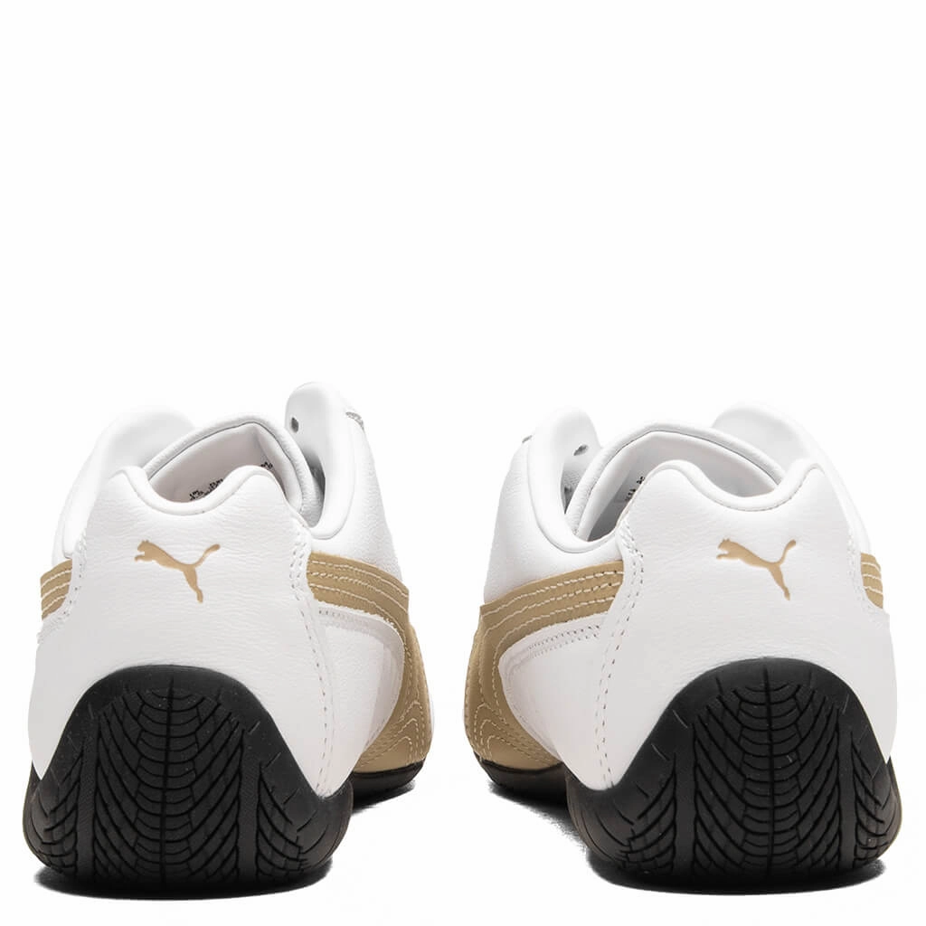 Women's Speedcat OG Leather - White/Toasted Almond Puma Everyday Style Shoes