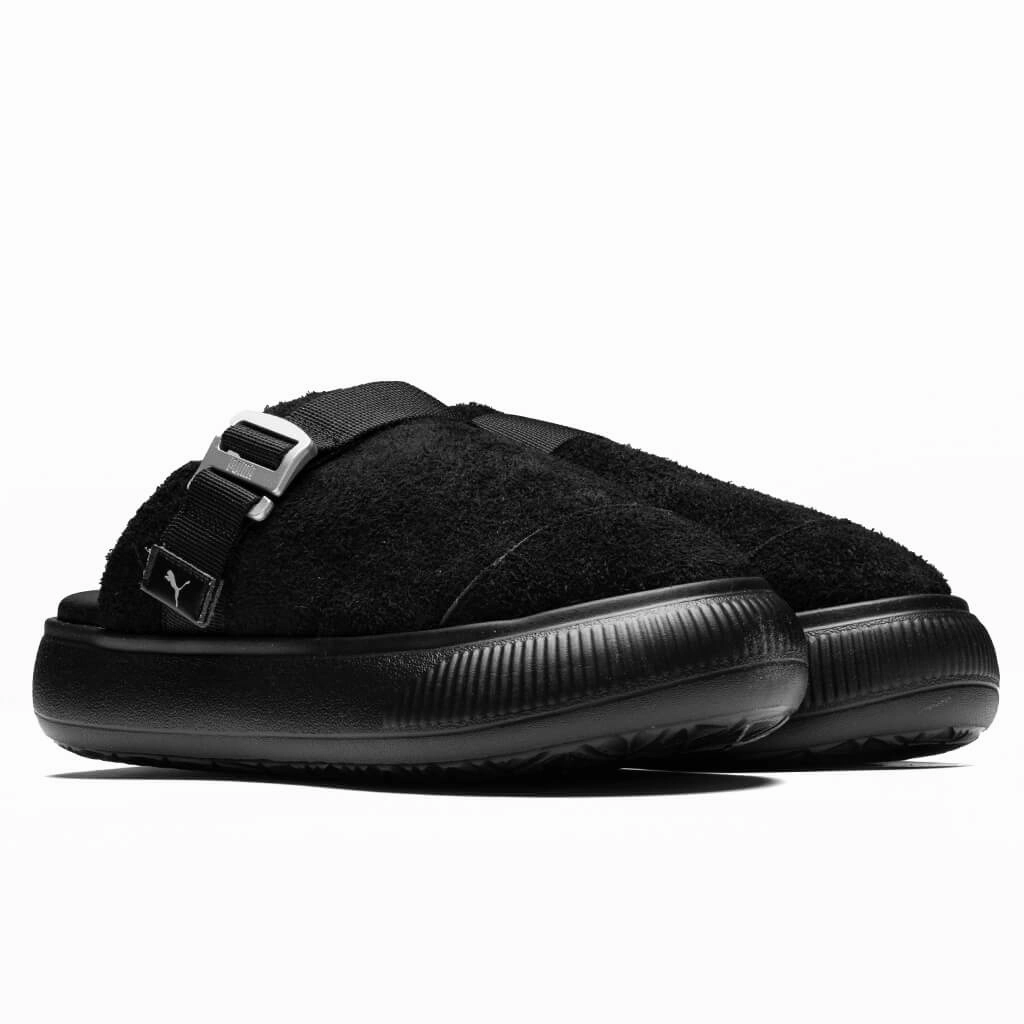 Women's Suede Mayu Mule - Black Puma Suede Street Sneakers