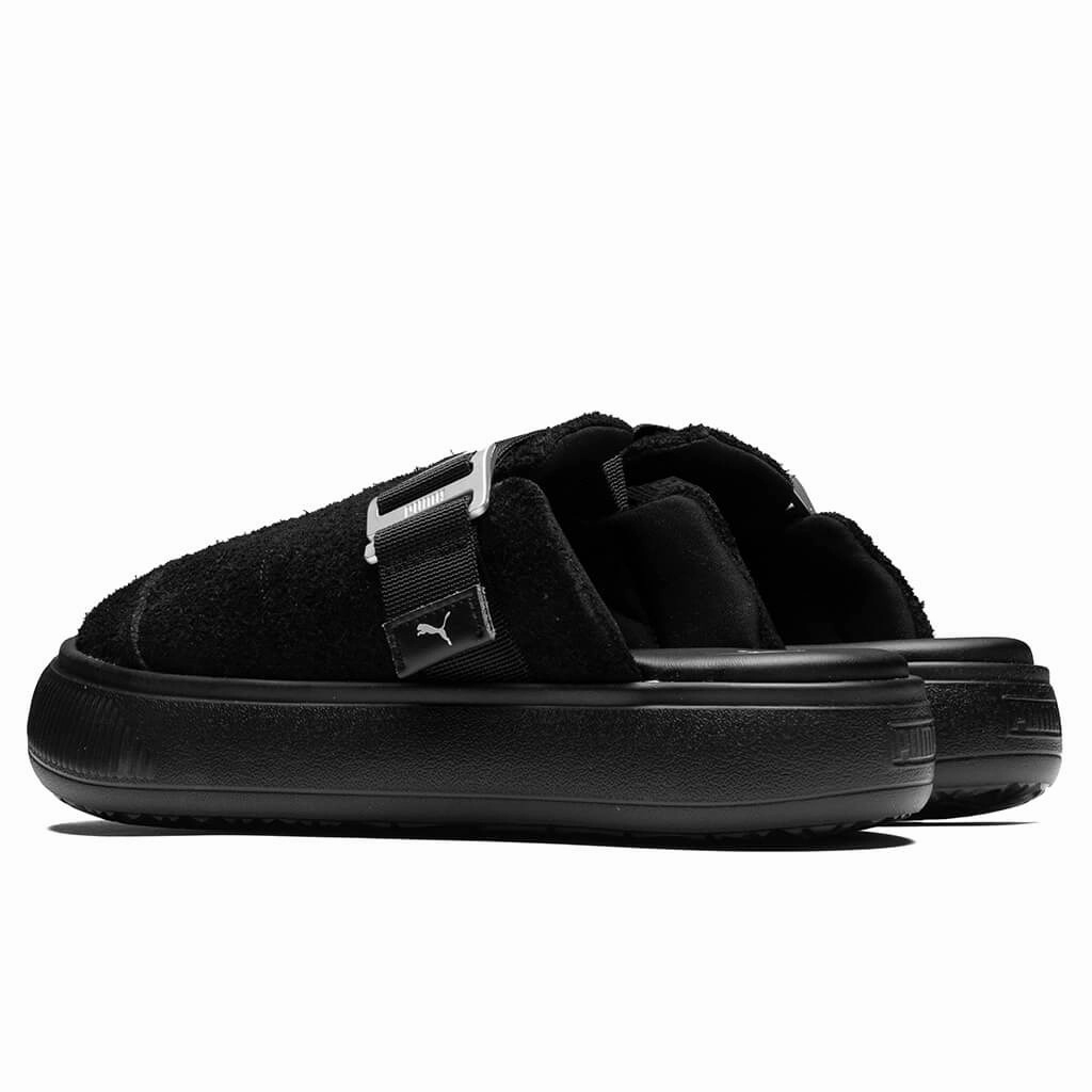 Women's Suede Mayu Mule - Black Puma Suede Street Sneakers