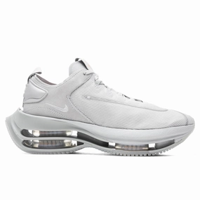 Women's Zoom Double Stacked - Grey Fog/White Nike shoes with cushioned air sole