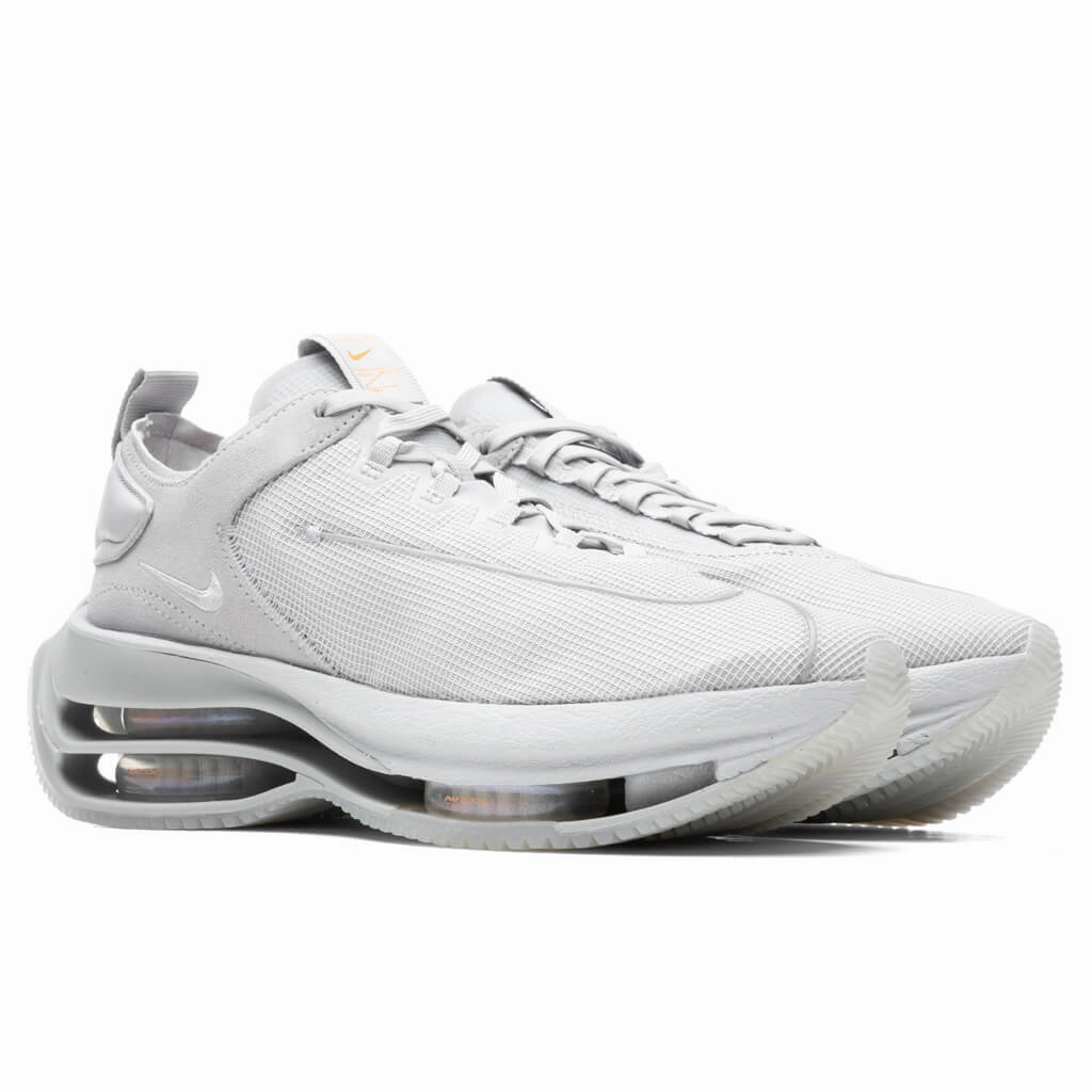 Women's Zoom Double Stacked - Grey Fog/White Nike Cushioned Mesh Sneakers