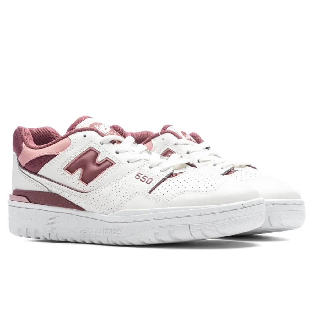 Women's 550 Washed Burgundy - Sea Salt New Balance Sport & Comfort Shoes