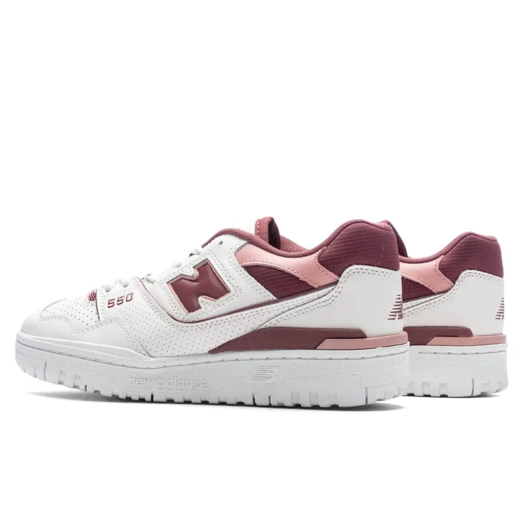 Women's 550 Washed Burgundy - Sea Salt New Balance Sport & Comfort Shoes