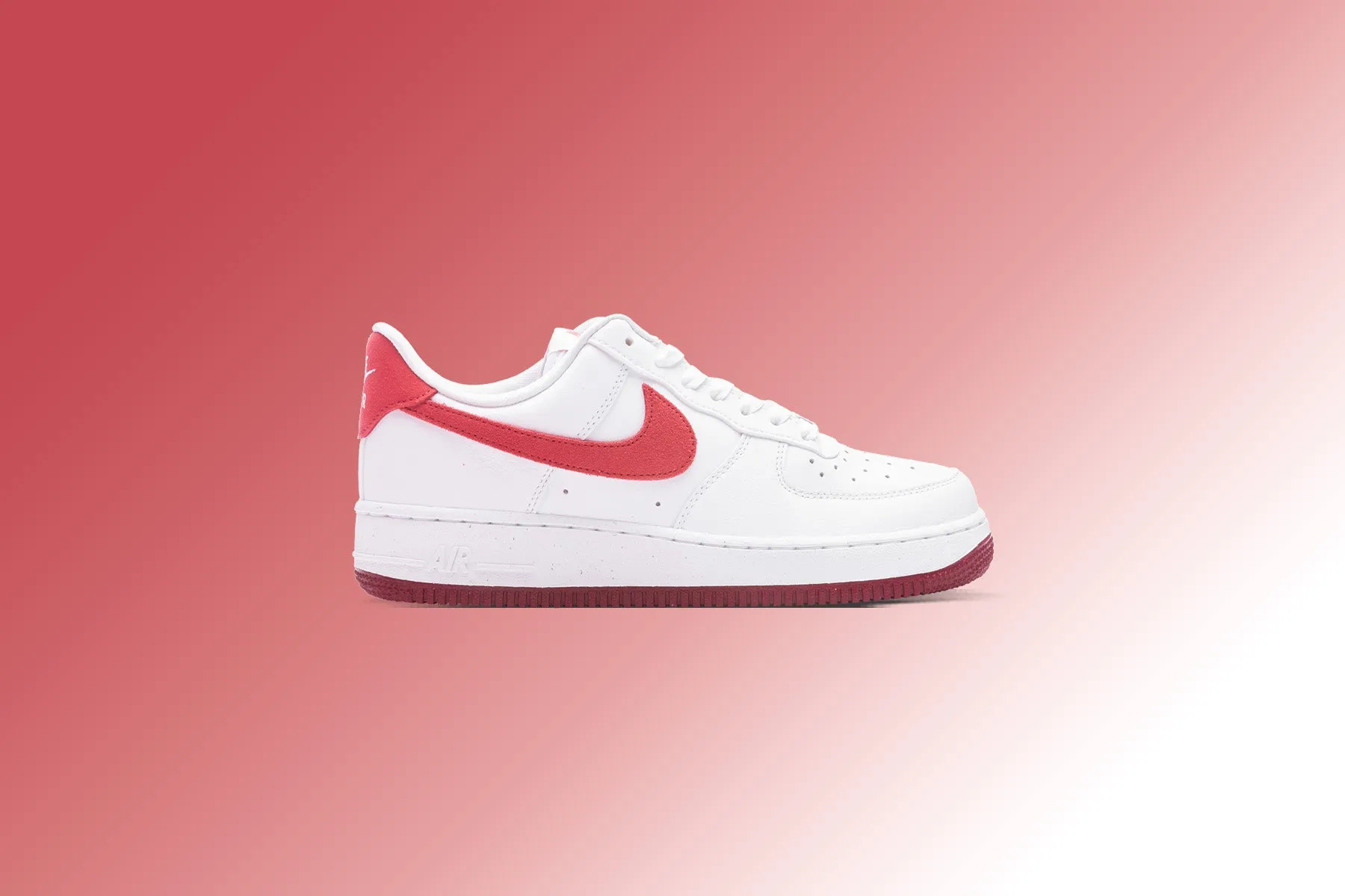 Women's Air Force 1 '07 'Adobe' - White/Adobe/Team Red/Dragon Red Nike Retro Lifestyle Shoes