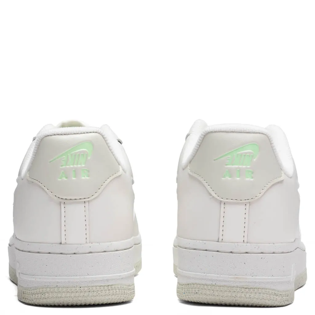 Women's Air Force 1 '07 Next Nature SE - Sail/Vapor Green/Sea Glass Nike Retro Lifestyle Shoes