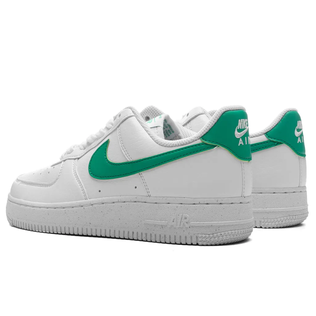 Women's Air Force 1 '07 Next Nature - White/Stadium Green Nike Lightweight Everyday Shoes