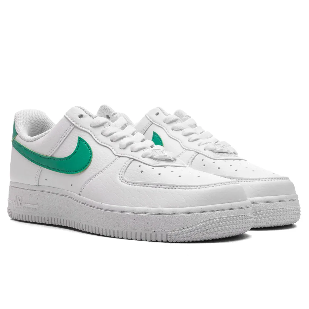 Women's Air Force 1 '07 Next Nature - White/Stadium Green Nike Lightweight Everyday Shoes