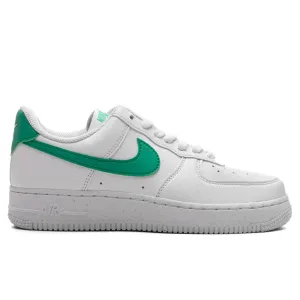 Women's Air Force 1 '07 Next Nature - White/Stadium Green Nike everyday shoes with mesh upper
