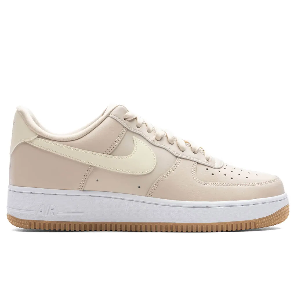 Women's Air Force 1 '07 - Sand Drift/Coconut Milk/Wolf Grey Nike signature design with comfort fit