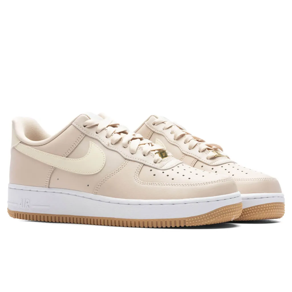 Women's Air Force 1 '07 - Sand Drift/Coconut Milk/Wolf Grey Nike trainers with responsive foam