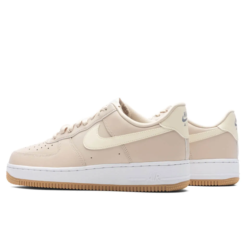 Women's Air Force 1 '07 - Sand Drift/Coconut Milk/Wolf Grey Nike trainers with responsive foam