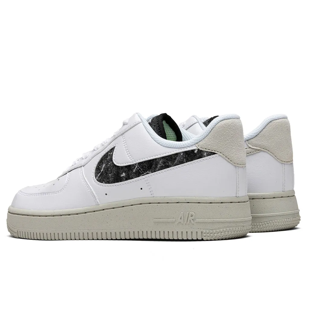 Women's Air Force 1 '07 SE - White/Black/Light Bone Nike Foam Comfort Trainers