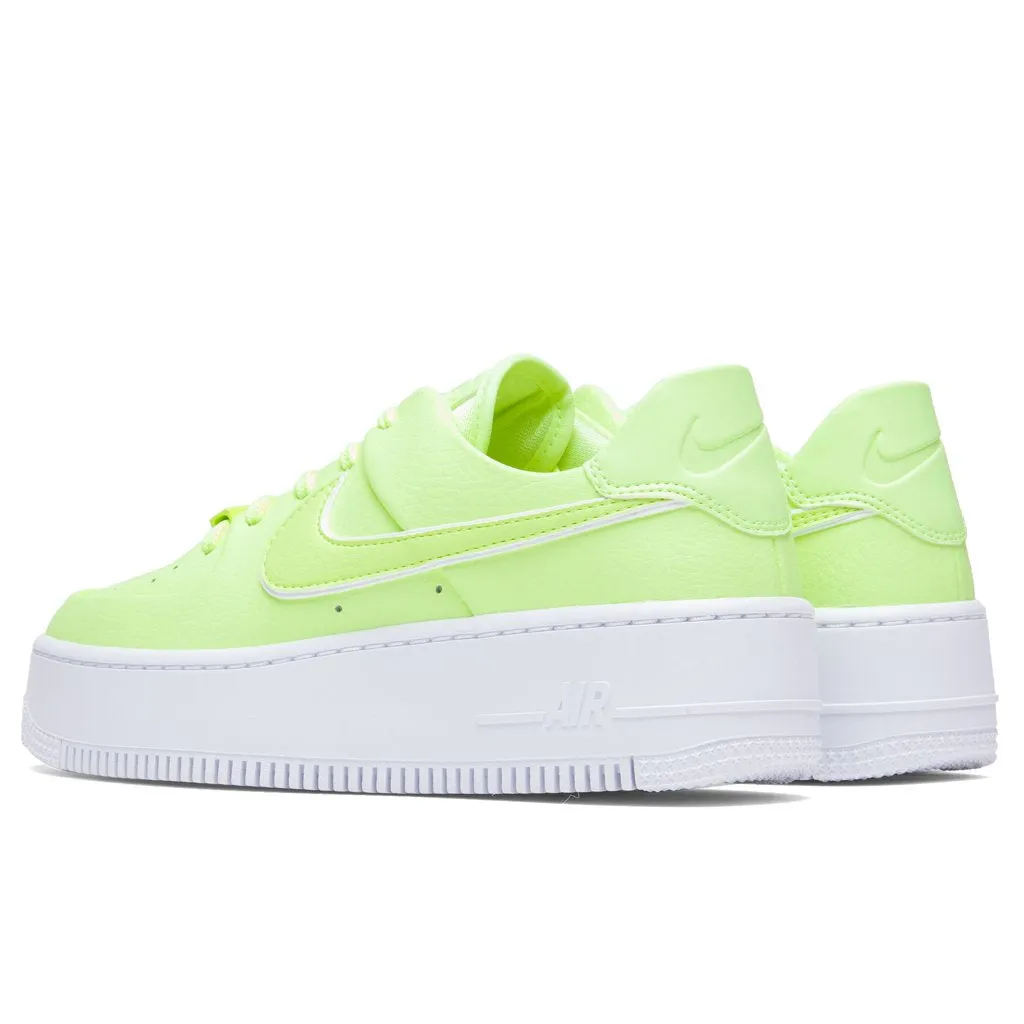 Women's Air Force 1 Sage Low - Barely Volt/Barely Volt Nike Foam Comfort Trainers