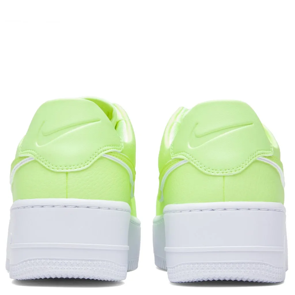 Women's Air Force 1 Sage Low - Barely Volt/Barely Volt Nike Foam Comfort Trainers