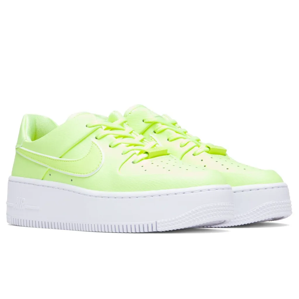 Women's Air Force 1 Sage Low - Barely Volt/Barely Volt Nike Foam Comfort Trainers
