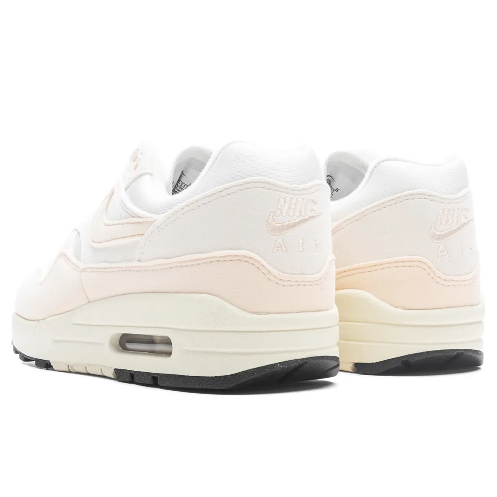 Women's Air Max 1 '87 - Sail/Guava Ice/Phantom/Black Nike Lightweight Everyday Shoes