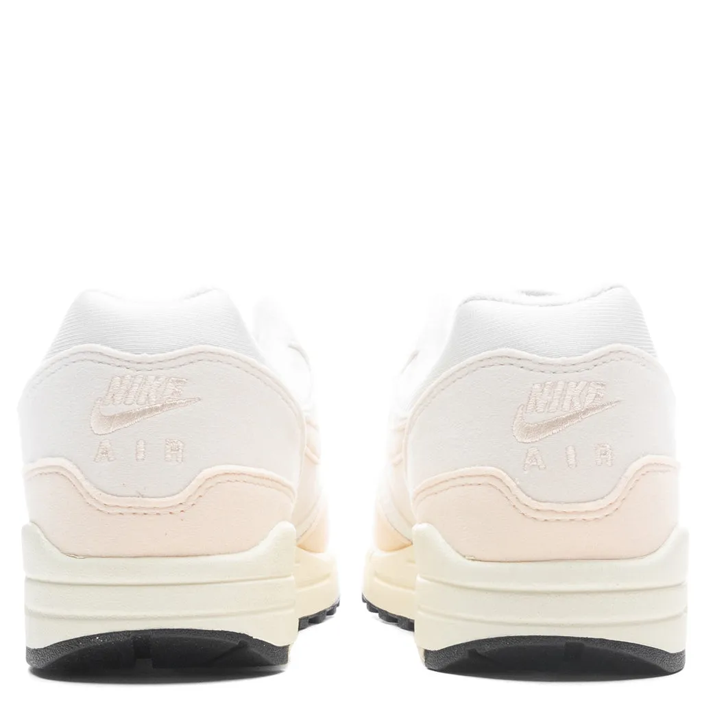 Women's Air Max 1 '87 - Sail/Guava Ice/Phantom/Black Nike Lightweight Everyday Shoes