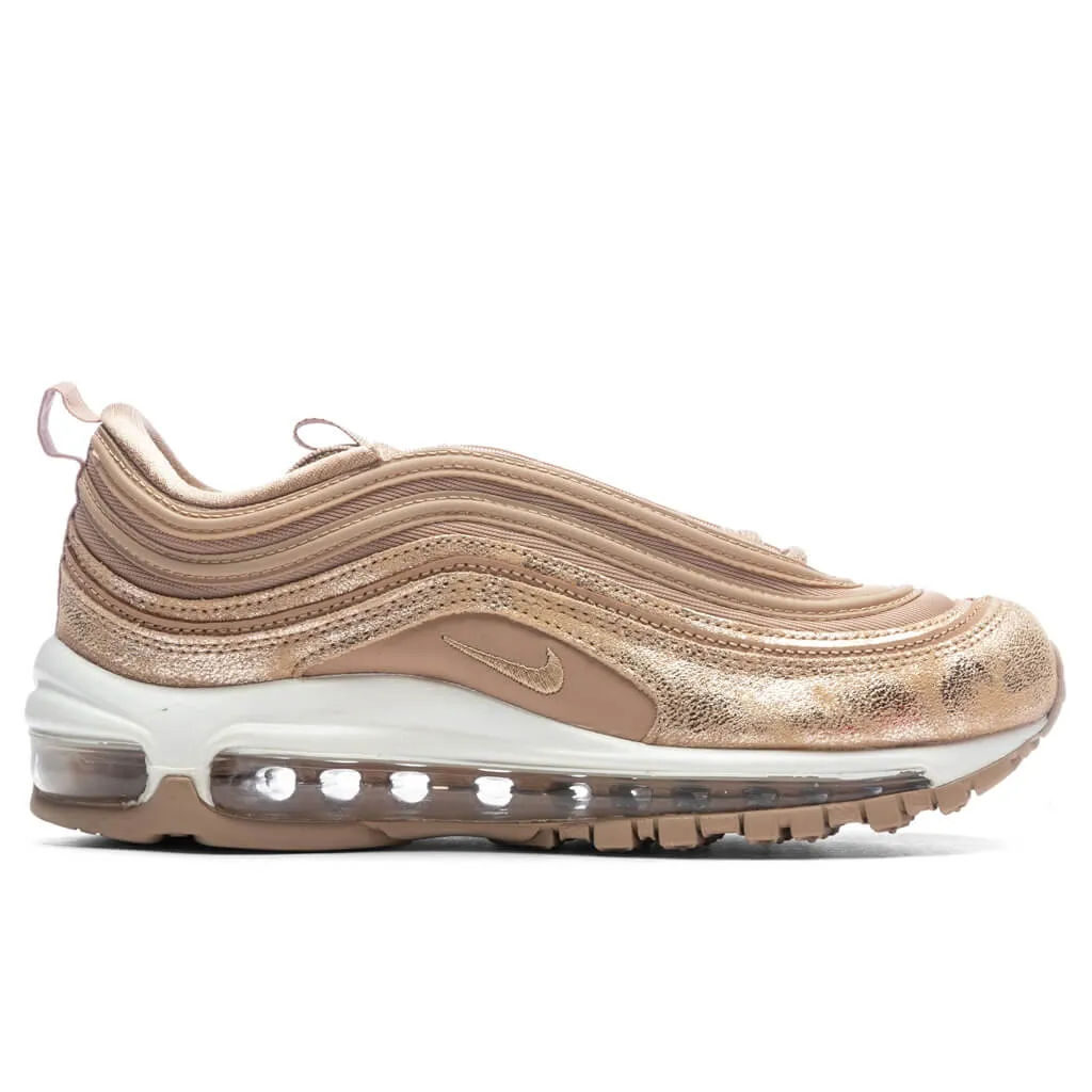 Women's Air Max 97 - Hemp/Summit White/Pearl White Nike signature design with comfort fit