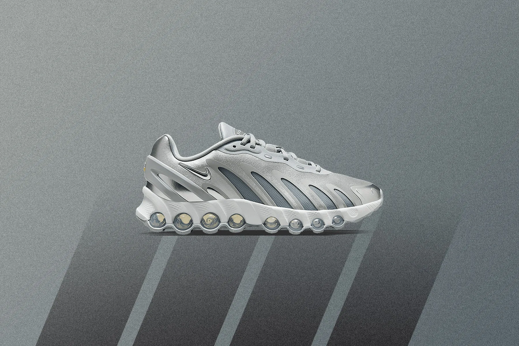 Women's Air Max DN8 - Wolf Grey/Metallic Silver/Off White Nike Lightweight Everyday Shoes
