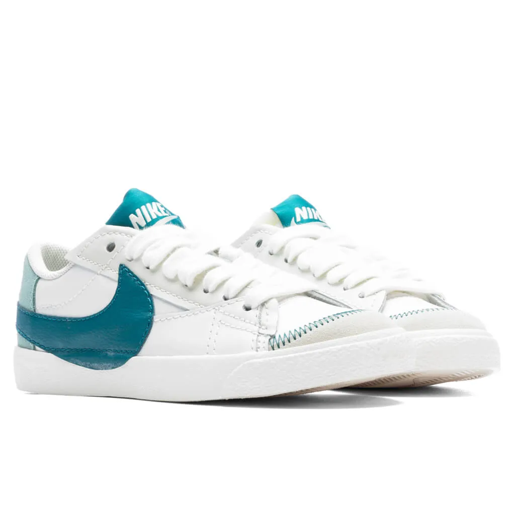 Women's Blazer Low '77 Jumbo - Summit White/Geode Teal/Sea Glass Nike trainers with responsive foam