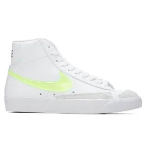 Women's Blazer Mid '77 Essential - White/Volt Nike shoes with cushioned air sole