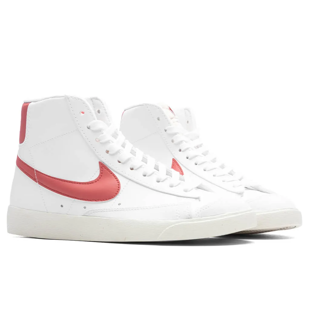 Women's Blazer Mid '77 NN  - White/Adobe/Red Stardust Nike trainers with responsive foam