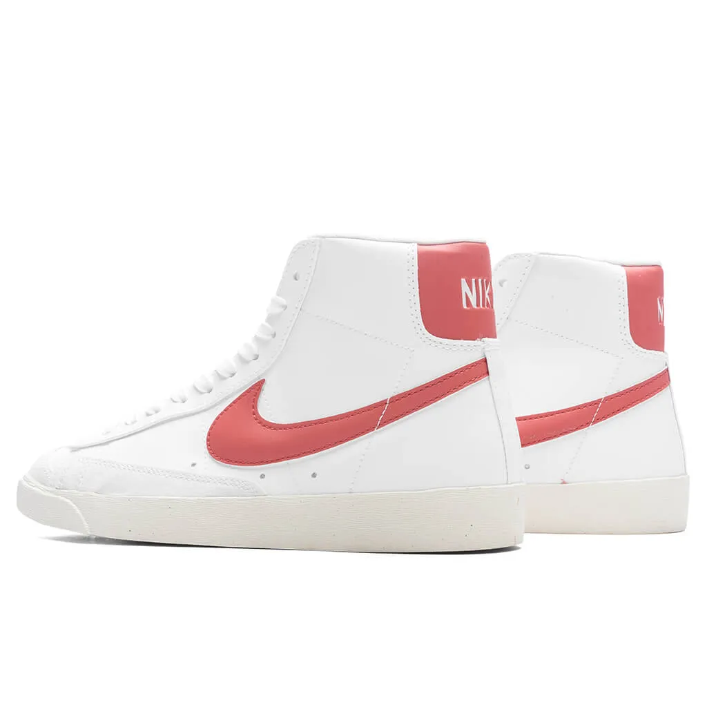 Women's Blazer Mid '77 NN  - White/Adobe/Red Stardust Nike trainers with responsive foam