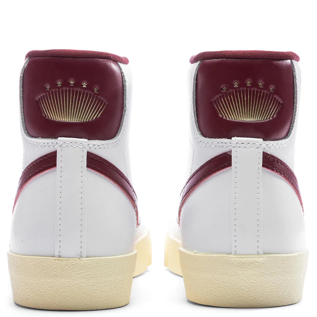 Women's Blazer Mid '77 SE - White/Team Red/Muslin Nike trainers with responsive foam