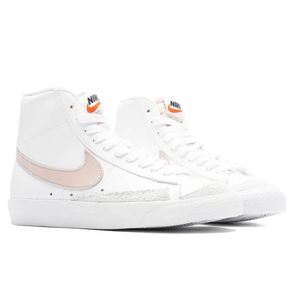 Women's Blazer Mid '77 - White/Pink Oxford Nike trainers with responsive foam
