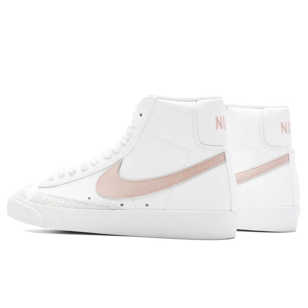 Women's Blazer Mid '77 - White/Pink Oxford Nike trainers with responsive foam