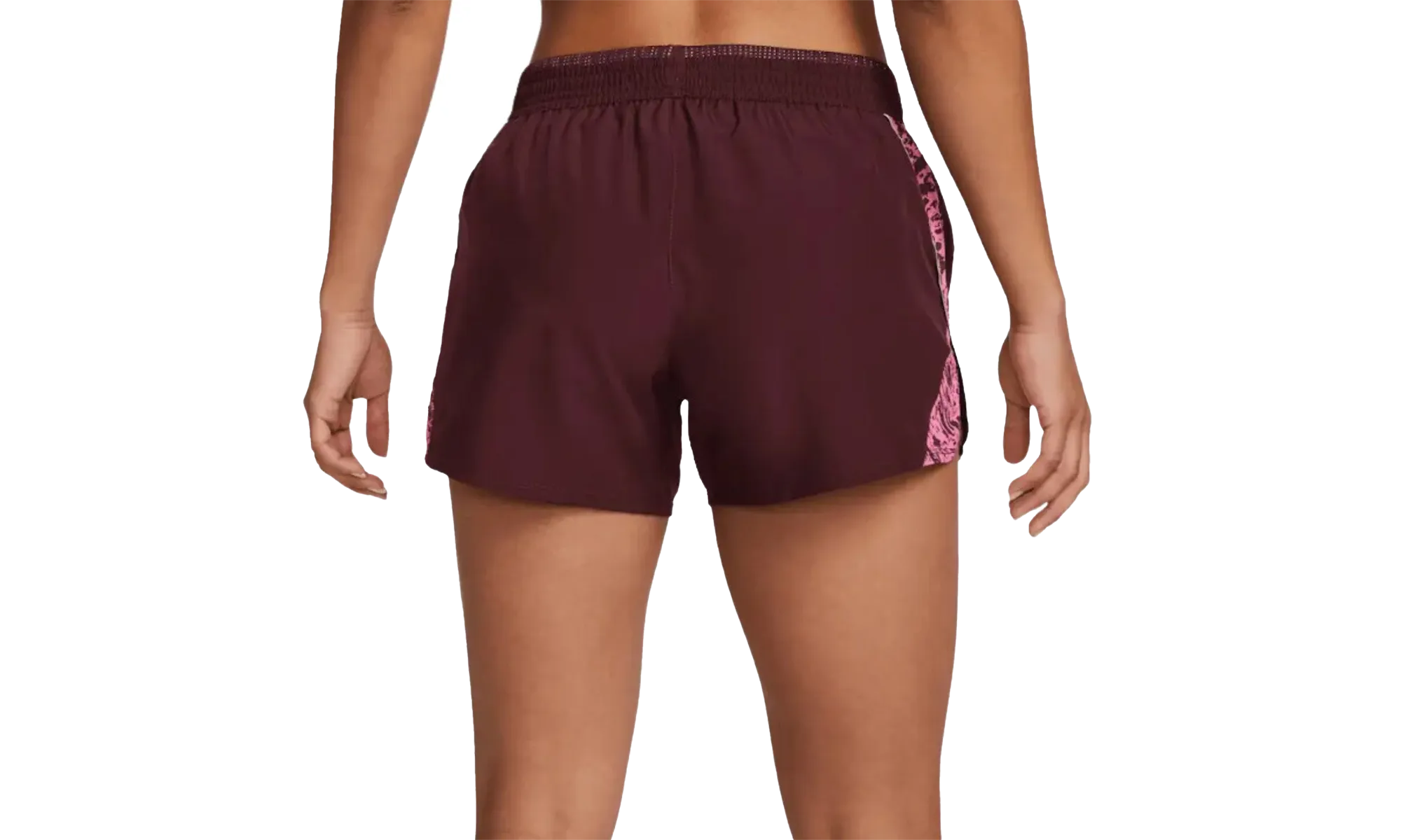 Womens Dri-fit 10k Icon Clash Shorts "BURGUNDY CRUSH/PKSCLE" nike womens breathable trainers