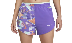 Womens Dri-fit Retro Running Shorts Womens Style "PURPLE" Nike Women's sneakers