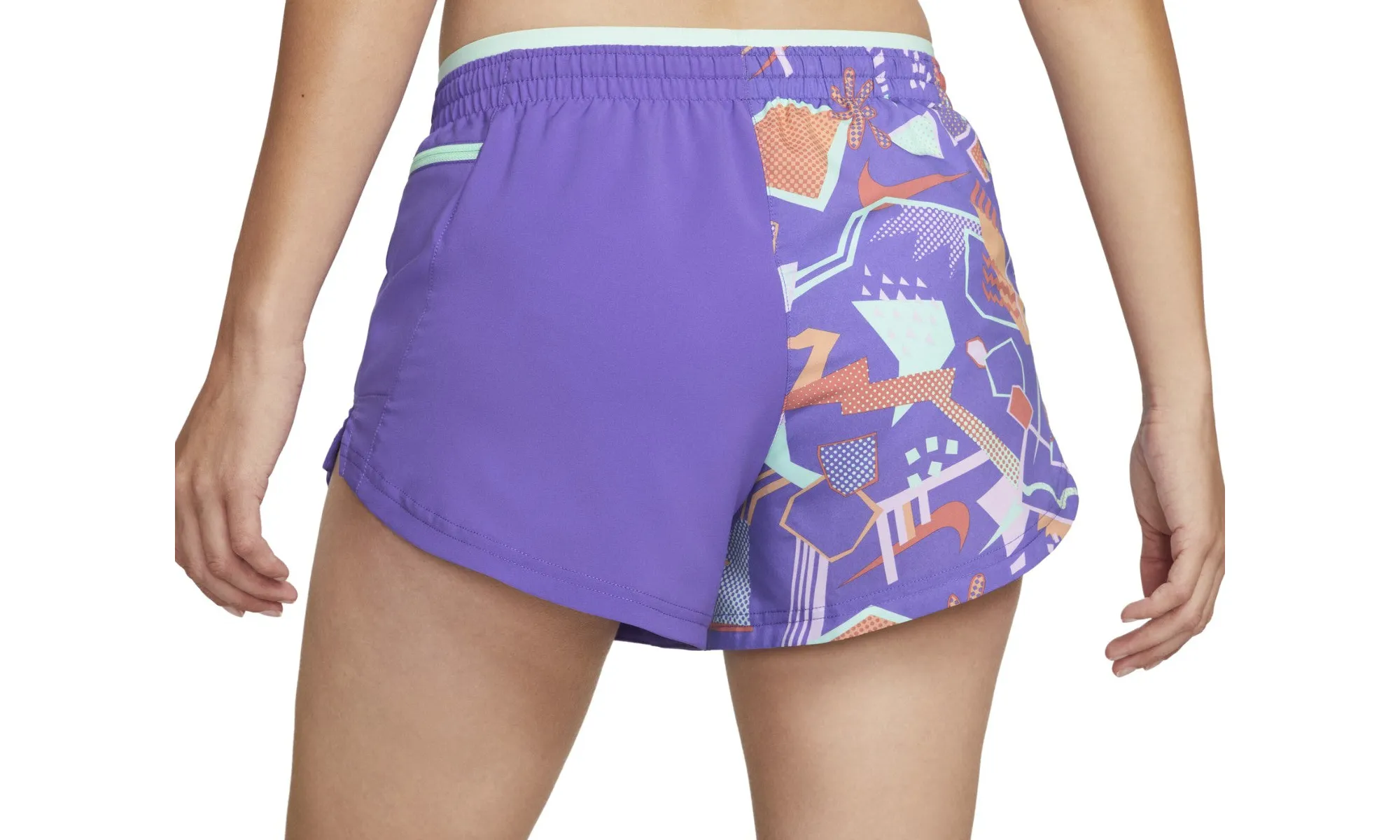 Womens Dri-fit Retro Running Shorts Womens Style "PURPLE" nike womens breathable trainers