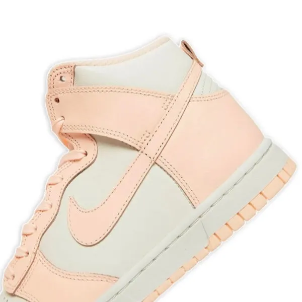 Women's Dunk High Crimson  Tint By Nike Iconic Sneakers