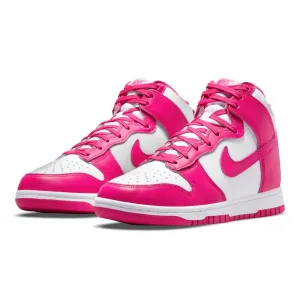 Women's Dunk High Pink Prime Nike Dunk sneakers with classic silhouette