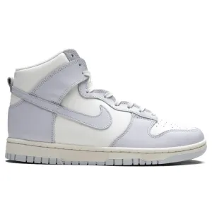 Women's Dunk High - Sail/Football Grey Nike fashion sneakers with bold branding