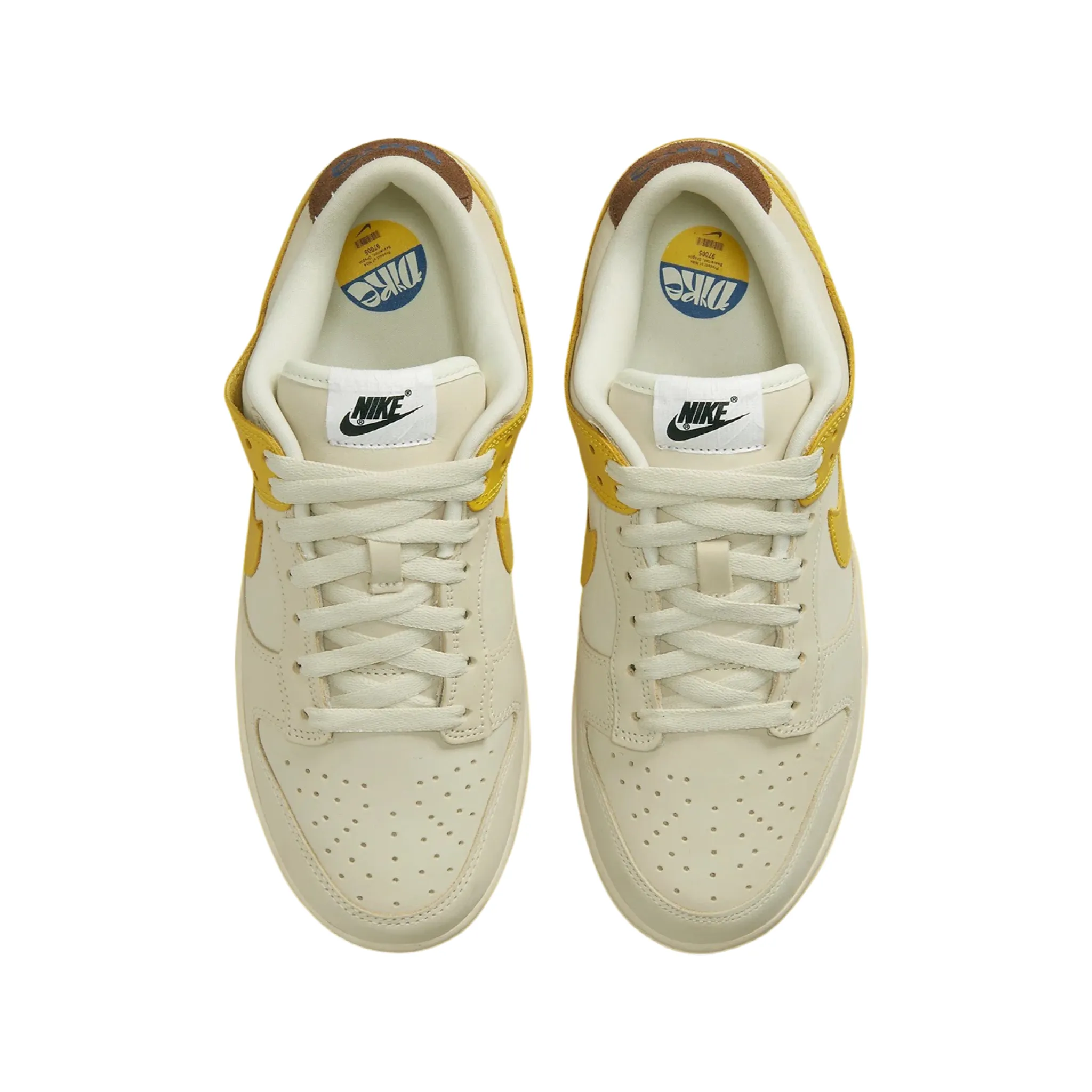 Women's Dunk Low Deluxe Banana Coconut Milk Vivid Sulphur Iconic Sneakers
