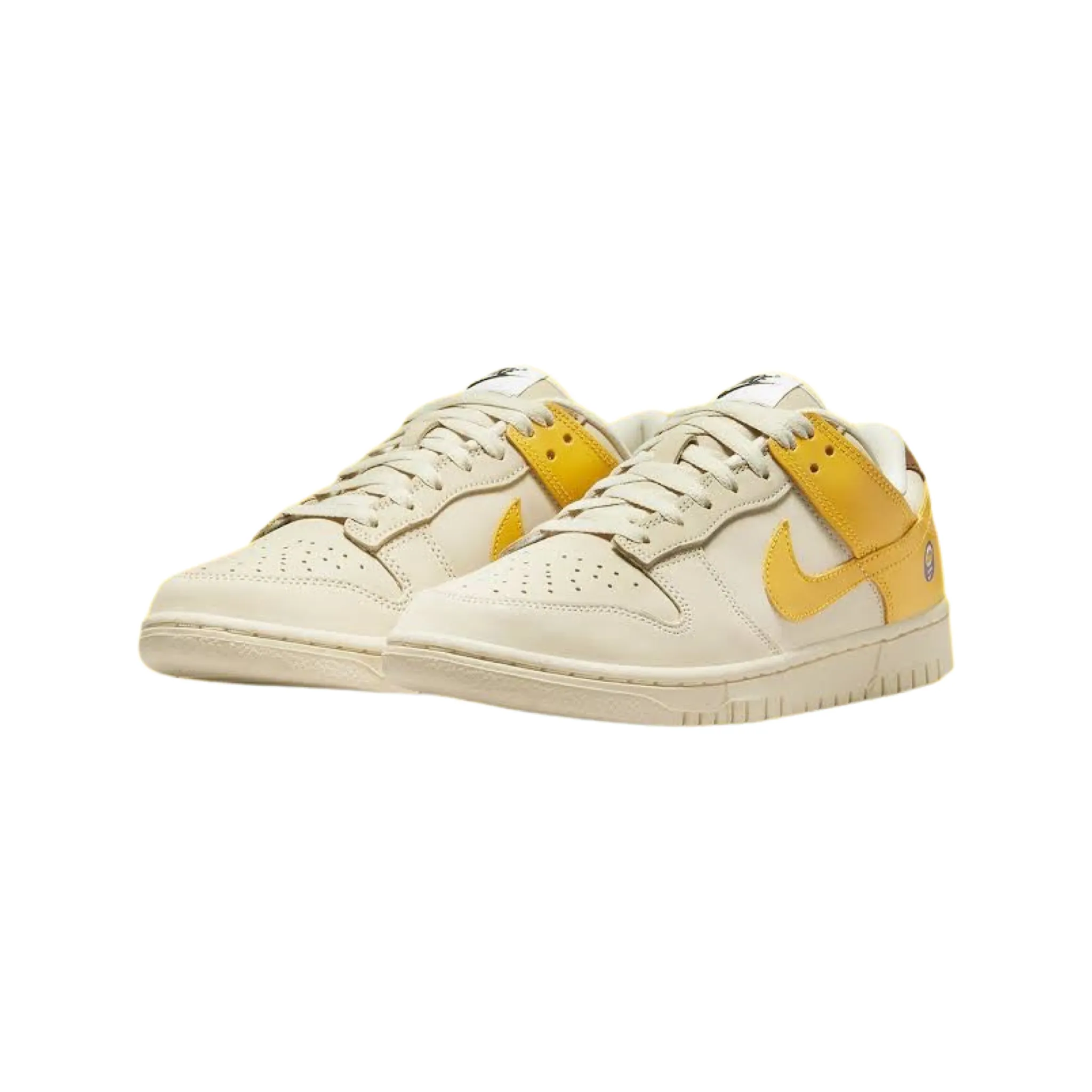 Women's Dunk Low Deluxe Banana Coconut Milk Vivid Sulphur Iconic Sneakers