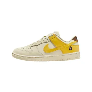 Women's Dunk Low Deluxe Banana Coconut Milk Vivid Sulphur Nike Dunk sneakers with classic silhouette